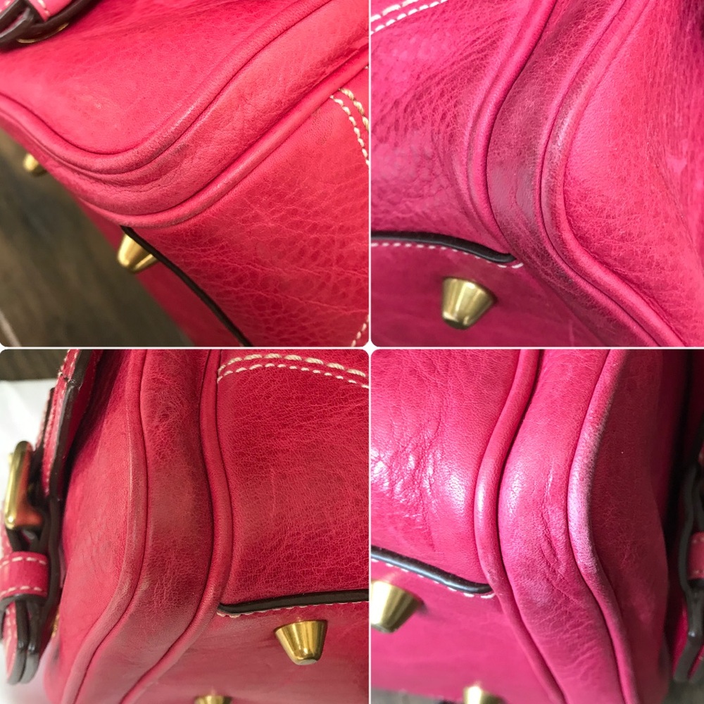Coach Mia Vintage Leather Shoulder Bag 10048 Y2K 2006, Rare Pink, Braided Strap - Picture 9 of 16
